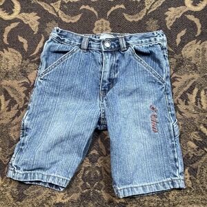 Vtg Y2K G-Unit Jean Shorts Baby Size 4T Blue Baggy 50 Cent